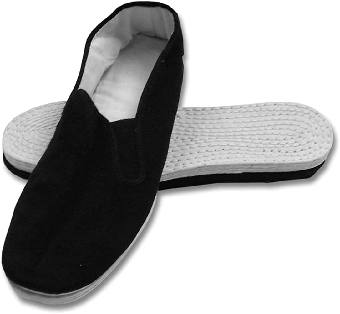 Shoes8teen Men's Martial Art Kung Fu Tai Chi Rubber Sole Canvas Shoes