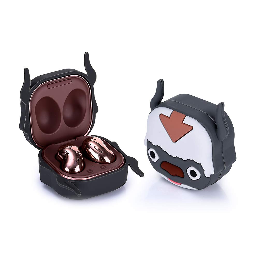 Funda para Samsung Galaxy Buds2 Pro (2022), Galaxy Buds 2 (2021), Galaxy Buds Pro (2021), Galaxy Buds Live (2020), XMBYGY Funda de Silicona con Llavero para Auriculares Galaxy Buds (Monster) — view 51