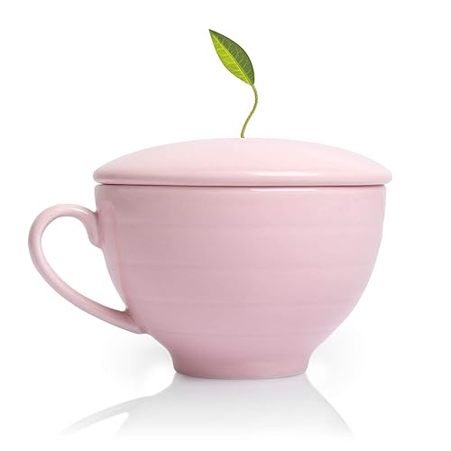 Miniatura 59 de Tea Forte Wellbeing - Juego de regalo de té de alta calidad de 3 piezas con taza de café azul claro con tapa, bandeja de té y 10 surtidos de 2