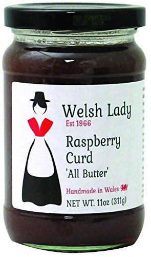 Welsh Lady Preserves All Butter Curd, Raspberry, 11 Ounce