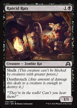 ardbert mtg card Amazon.com: Magic: the Gathering - Ravenous Rats main image 1