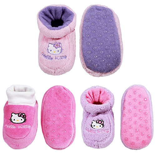 Image of BambooMN Infants Toddler Soft Warm Plush Cozy Fuzzy Cartoon Animal Slippers Booties Socks Shoes