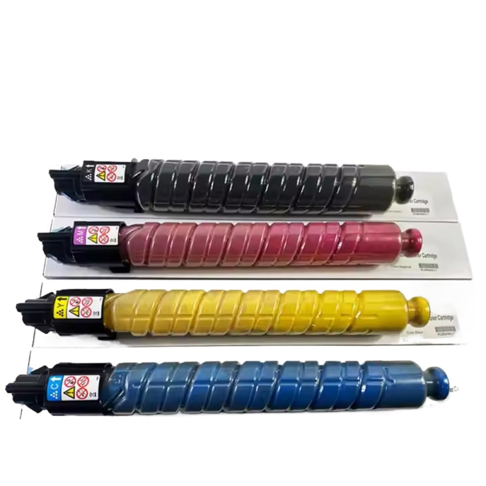 Juego de Cartuchos de tóner compatibles para impresoras MP C306, C307, C406, C407 – Incluye Modelos 842091, 842092, 842093, 842094(Y)