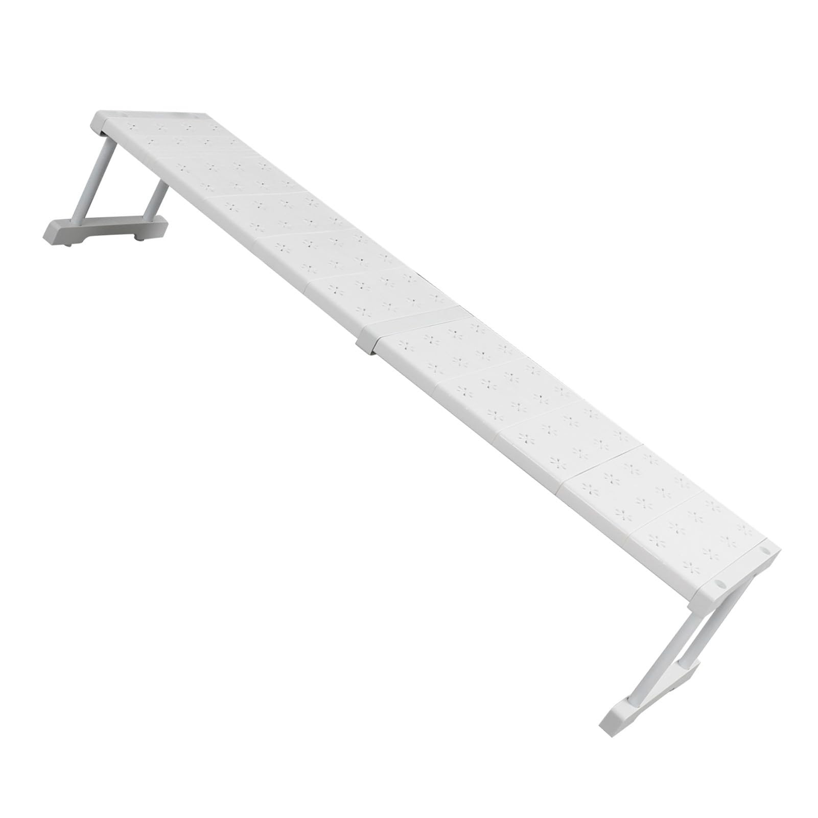 Schrankregal-Organizer, Verstellbares, Platzsparendes Kleiderschrank-Spannregal, Geeignet für Schränke, Kleiderschränke und Waschbecken, 24 cm X 22 cm (Länge 87–108 cm)