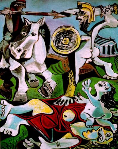 Affiche Pablo Picasso peinture abstraite salon deco murale chambre sans cadre