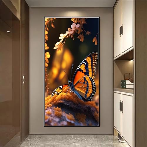 Peinture Diamant Grand Format pour Décoration Murale de Salon 100x200