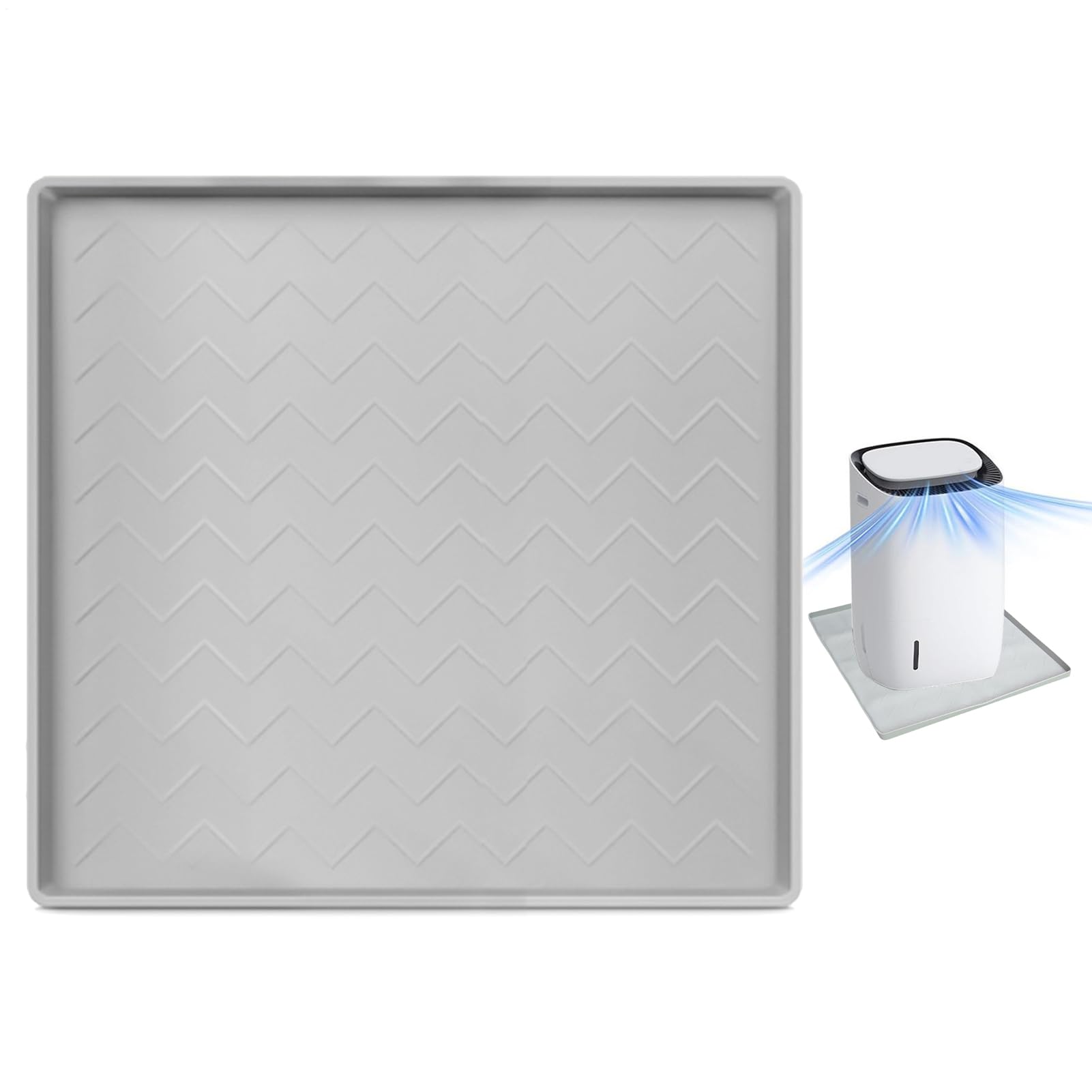 Bandeja de goteo para refrigerador y condensado de A/C con base antideslizante