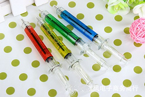 Stylo à bille Stylo à bille créatif avec seringue fournitures de papeterie cadeaux d'apprentissage