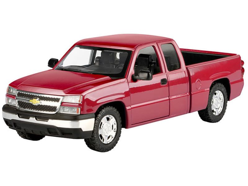 2006 1500 Pickup Truck Modelo Die-cast 1:25 Rojo miniatura 1