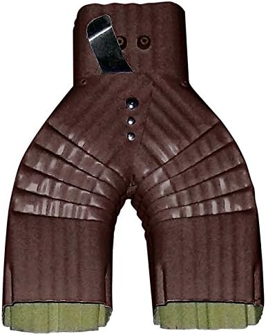 Aquabarrel Wishbone Downspout Diverter - Rain Water Harvesting - Rain Barrel (2" x 3", Royal Brown)