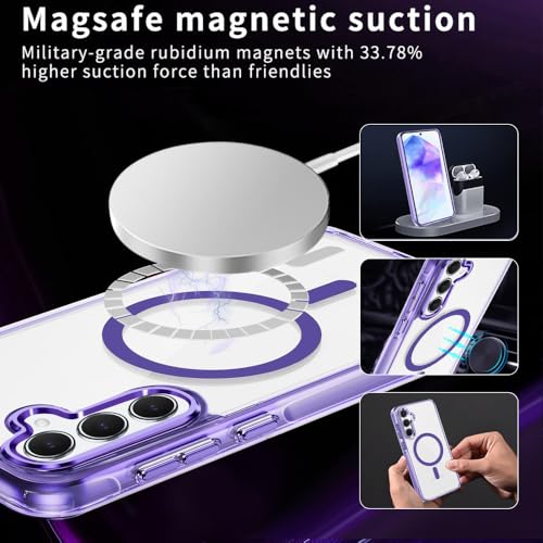 Coque Galaxy S22 Ultra antichoc en acrylique transparent magnétique - 3