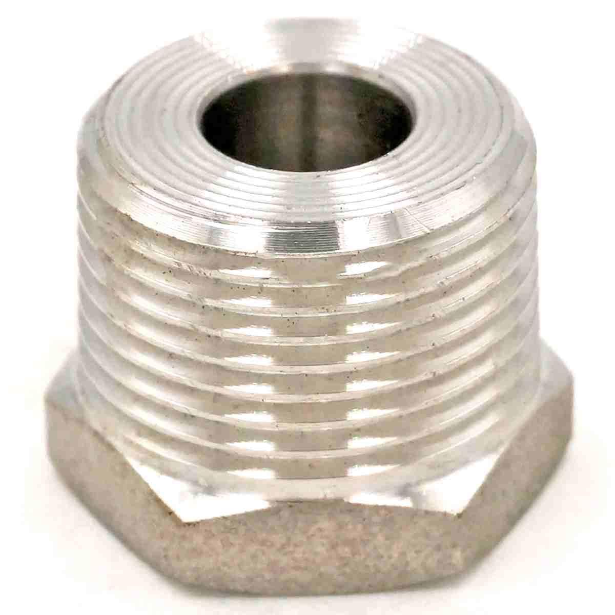 Raccord de réduction forgé en Acier Inoxydable 304, 3000 PSI, 2 po NPT mâle x 3/4 po NPT Femelle, for air, Eau, gaz, Huile