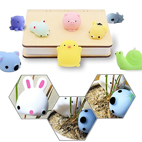 Pokonboy 30 Pcs Squishies Mochi Toys, Mini Kawaii Squishy Animals Squeeze Stress Relief Toys Easter Basket Stuffers Easter Theme Party Favors Easter Egg Filler For Kids #TOP3