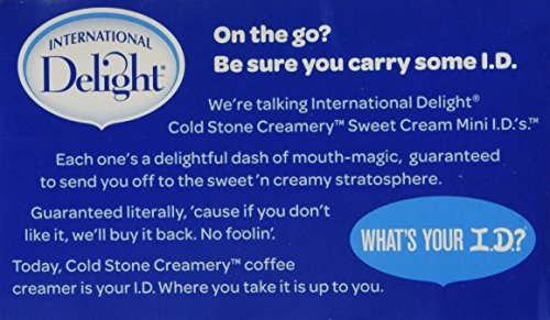 International Delight Mini I.d.'s Cold Stone Sweet Cream 24-7/16 Fl Oz (Pack of 2)