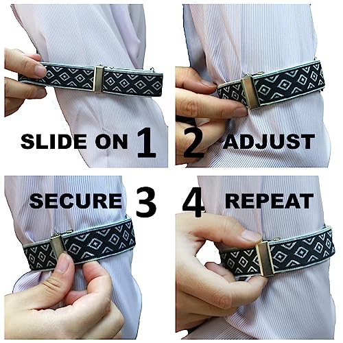 Image of Classic Sleeve Garters for Men Women, Elastic Armband Sleeve Holder