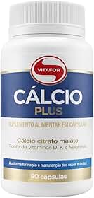 Cálcio Plus Vitafor Com Vitaminas D, K E Magnésio (90 Cps)