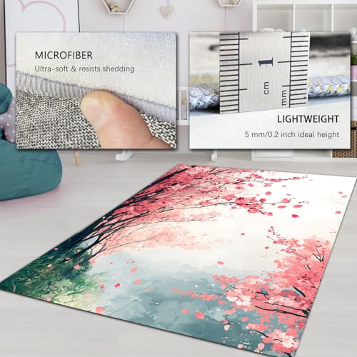 Tapis antidérapant et lavable 200x300cm pour protéger le sol du salon avec style - 6