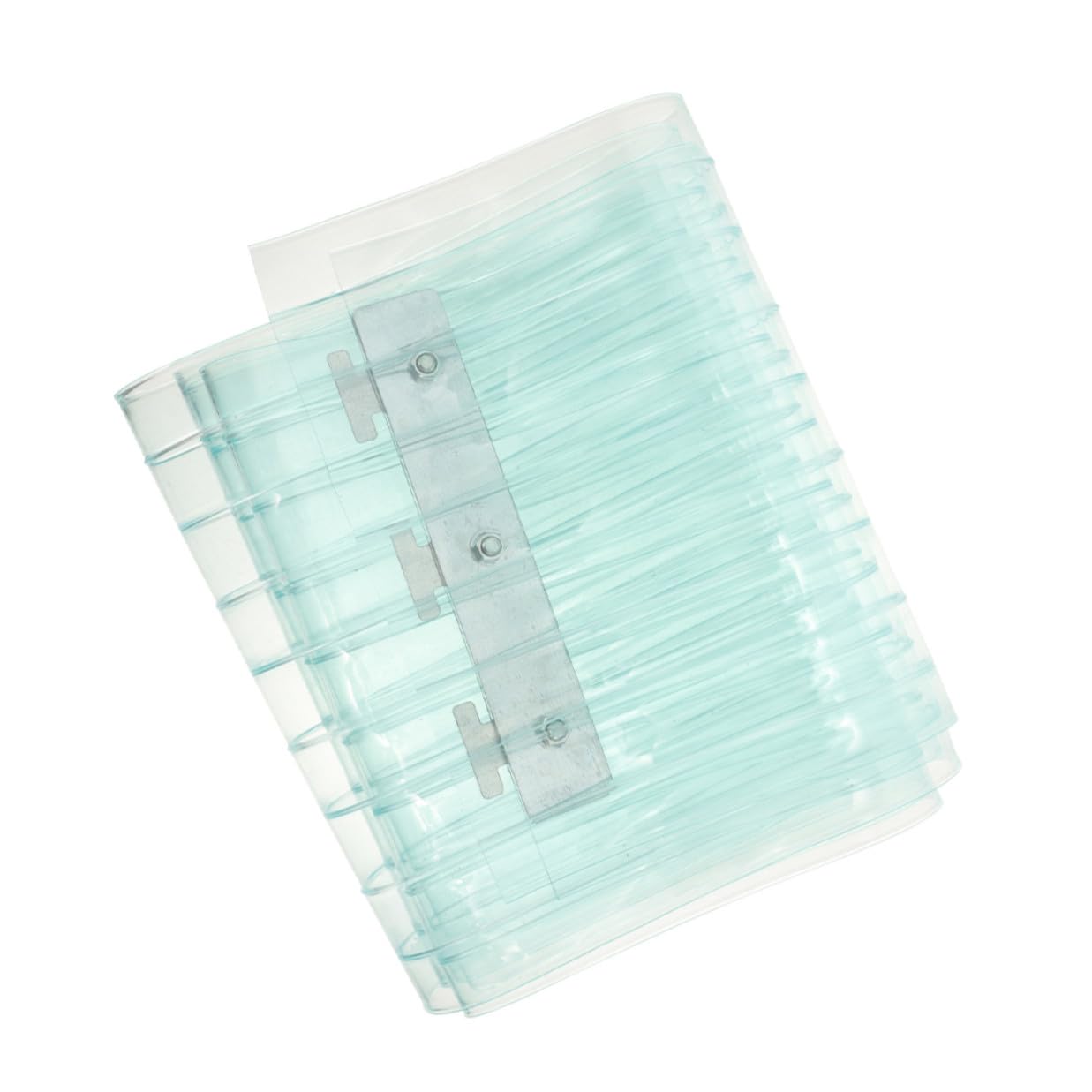 Rideau de porte en PVC souple transparent à bandes thermiques coupe-vent