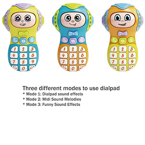 Image of Crackles Cute Face Expression Changer Musical Mobile Toy with Light and Sound Effects for Kids