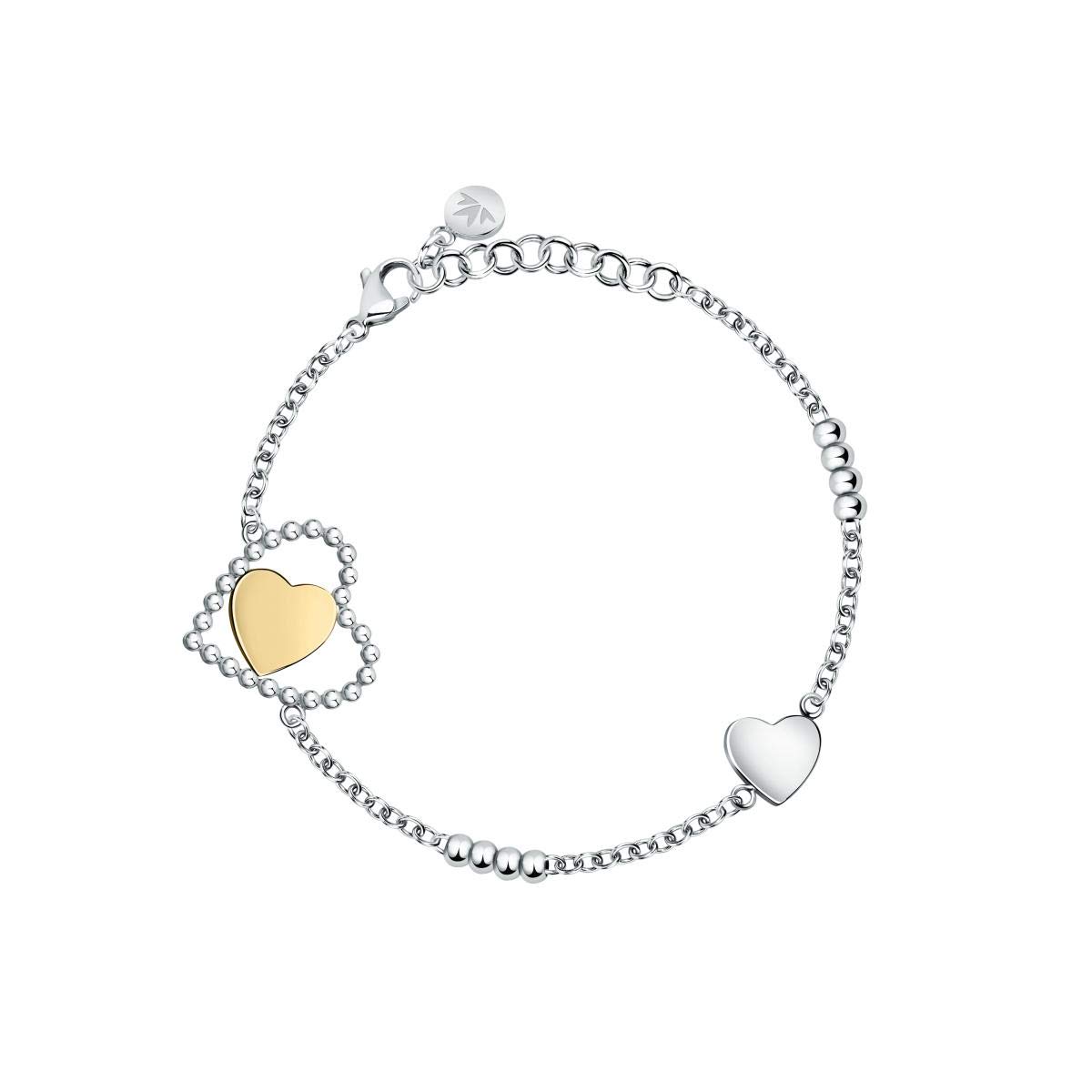 Morellato Bracciale Donna Dolcevita In Acciaio Con PVD Oro - SAUA10, 16+3 Cm - 2