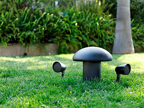 Monoprice Outdoor 2.1 Speaker System - 8-inch Subwoofer 2.5-inch Satellites (3 Piece), Black - Sycamore Series