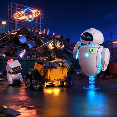Kyglaring Light Kit for LEGO 43279 WALL-E and EVE Set, Lights Only