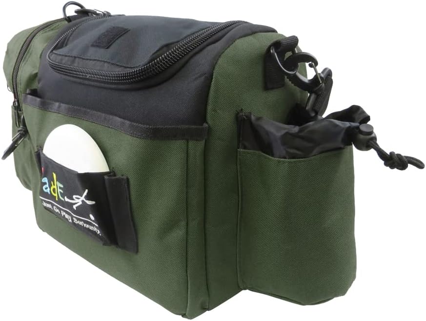 Fade Crunch Disc Golf Bag – Lightweight, Durable, and Insulated Shoulder Bag for All Skill Levels - Practice Bag - Lightweight Bag for night golf