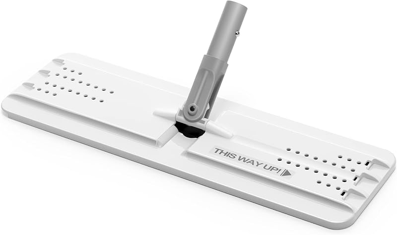 JOYMOOP 13" Microfiber Flat Mop Head Replacement Pad for Floor Mop, White, 1 Pack