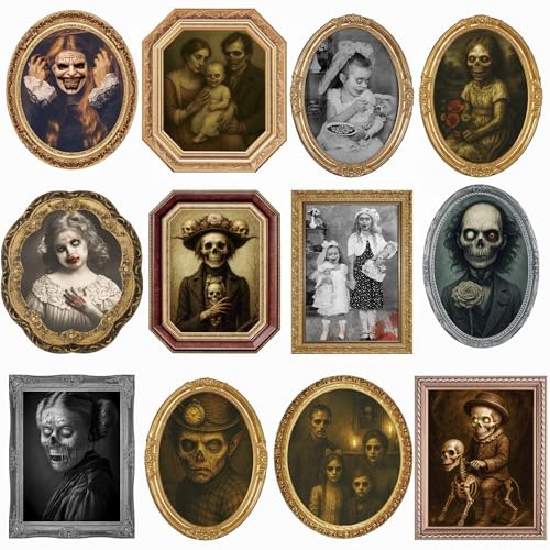 Scary Halloween Party Decoration Indoor Home Wall Decor 3D Changing