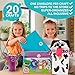 Craftikit® 20 Award-Winning Animal Toddler Arts and Crafts for Kids Ages 3-10 Years, All-Inclusive Animal Craft Kits, Fun Toddler Craft Box for Girls, Boys in Preschool