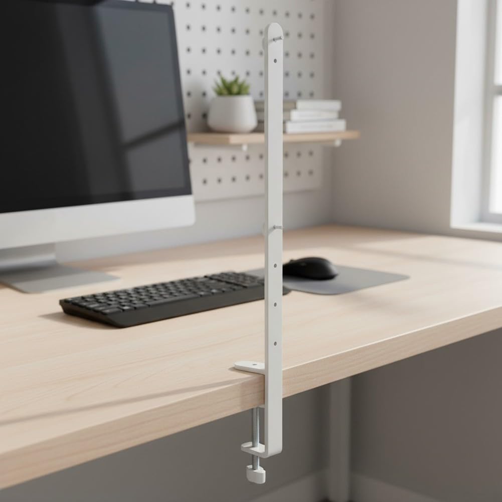 Stecktafel-Regal, nagellos, verstellbarer Schreibtisch, Klemmhalterungs-Set für vielseitige Organizer für Zuhause und Küche zur Aufbewahrung (schwarz)