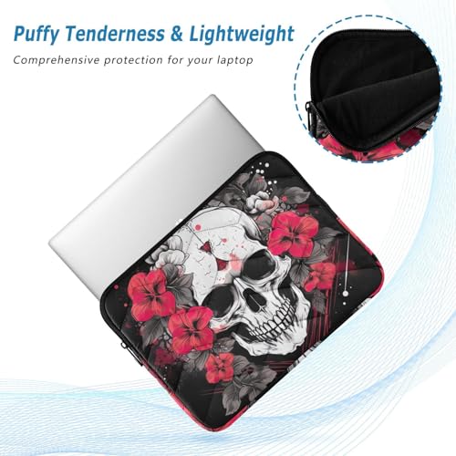 Funda para portátil 13-14 pulgadas impermeable con flores miniatura 5
