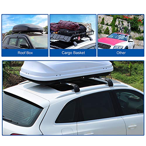 Autekcomma Roof Rack Cross Bars For Kia Telluride 2019-2022 Black Matte With Anti-Theft Locks Mechanism. Max Loading Up To 260 Lb(Not Fit Lx Model, Only Fit S/Ex/Sx Models With Factory Side Rail). #TOP4