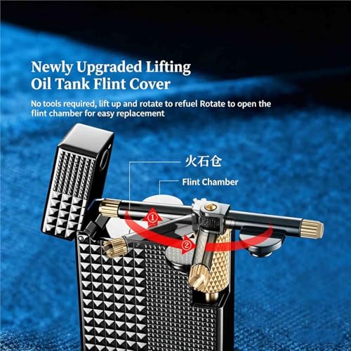 Encendedor Kerosene Retro Reutilizable Ligero y Portátil miniatura 4