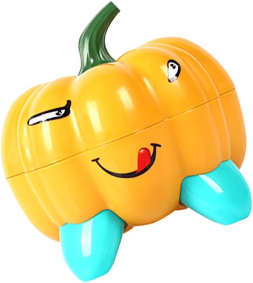 Removable Pumpkin Training Potty Seat Cartoon Design Toilet Trainer for Independent Toilet Training Easy to Clean Compact Potty for Bathroom Bedroom