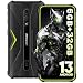 Ulefone Armor X12 Outdoor Handy 6GB + 32GB/256GB SD Android 13 Go, 4860mAh 13MP+8MP 5,45'' HD+ IP69K baustellenhandy Smartphone ohne vertrag Günstig 4G Dual SIM Face ID NFC GPS - Grün 2 Jahre Garantie
