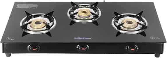 surya 2 burner glass top gas stove price