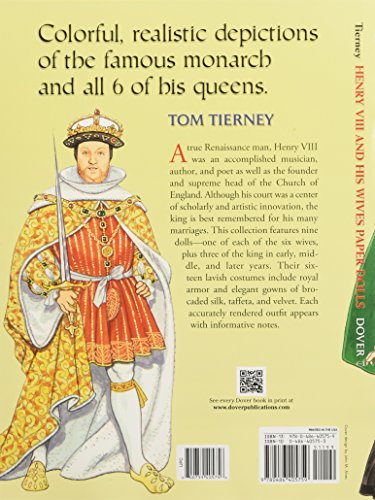 Henry VIII and His Wives Paper Dolls (Dover Royal Paper Dolls) image 4