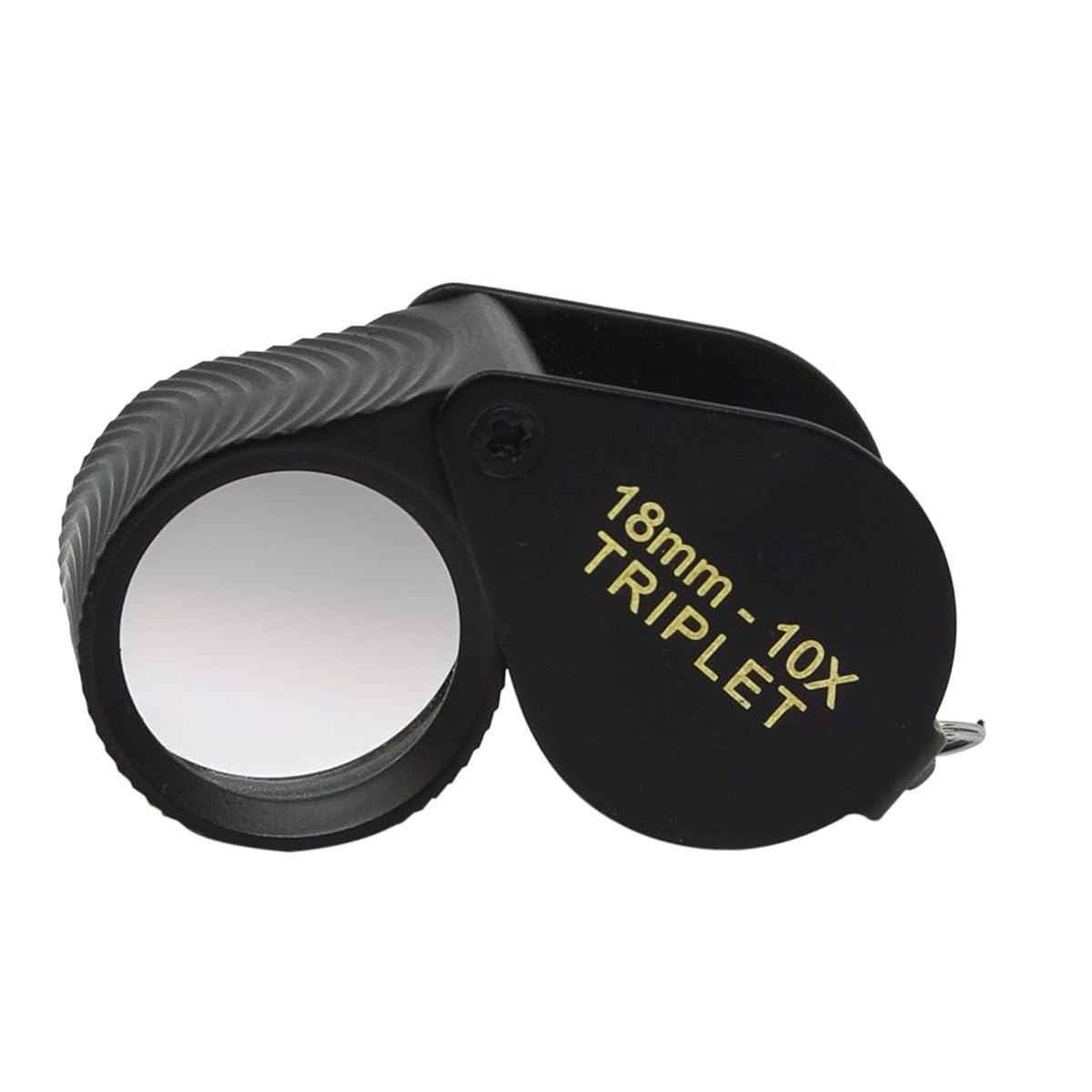 Loupe pliante BULLONGÈ STUN-BLACK loupe triplet 18mm 10x