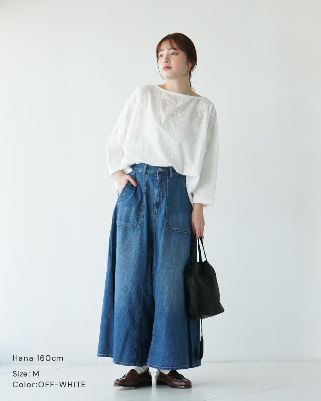 [KELEN] [ケレン] フラワーレースプルオーバー LOU レディース ボートネック カットソー LKL25HBL2204