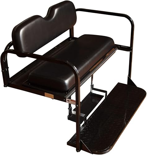 Miniatura 4 de Performance Plus Carts Asiento trasero abatible para carrito de golf Yamaha G29/Drive | Kit de asiento trasero con marco de acero plegable | Cojines