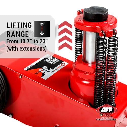Image of AFF 35 Ton Axle Jack - Single Stage Air Hydraulic Truck Jack