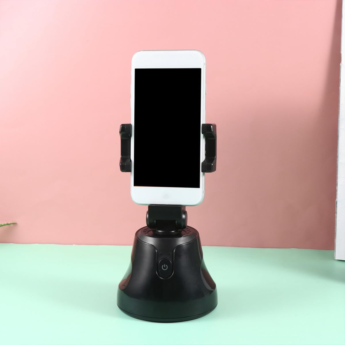 HANABASS Smart Phone Stand 360° Auto Following Shot with Face Recognition, Plastic Material, 3pcs Pack, for Live Streaming and Recording Videos