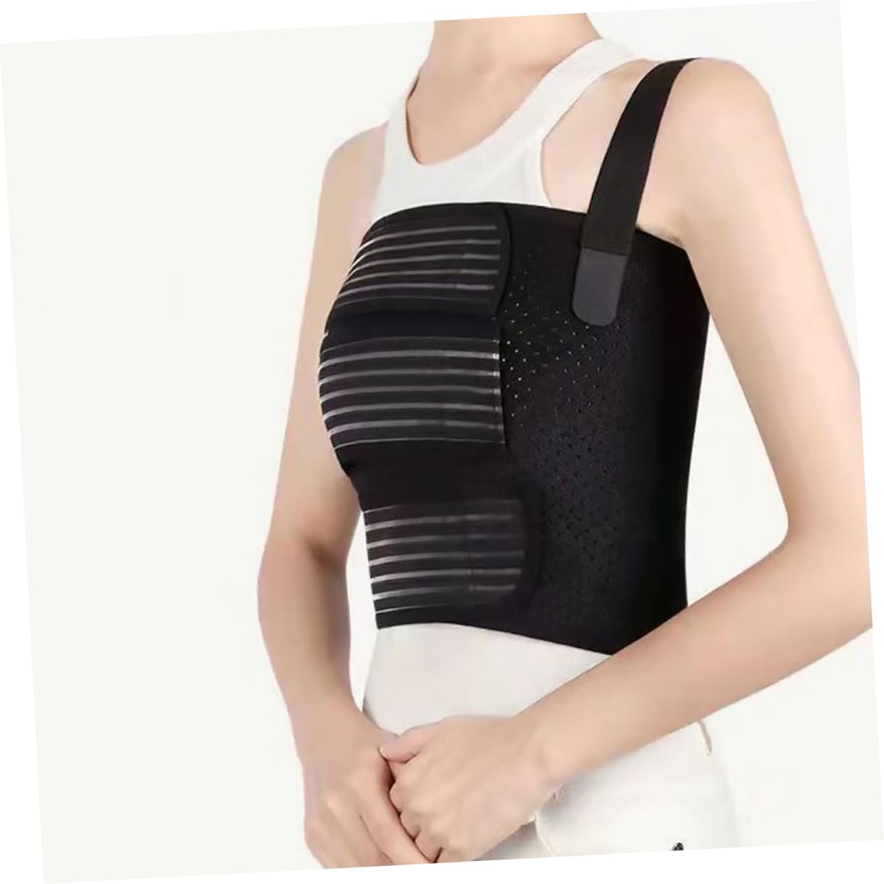 Rib Rehabilitation Strap for Chest Protection Light Breathable Belt for Broken Rib Brace