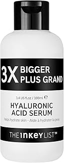 The INKEY List | 2% Hyaluronic Acid Hydrating Serum| Supersize| 3x Bigger | to Plump and Smooth Skin for All Skin Types | 100ml