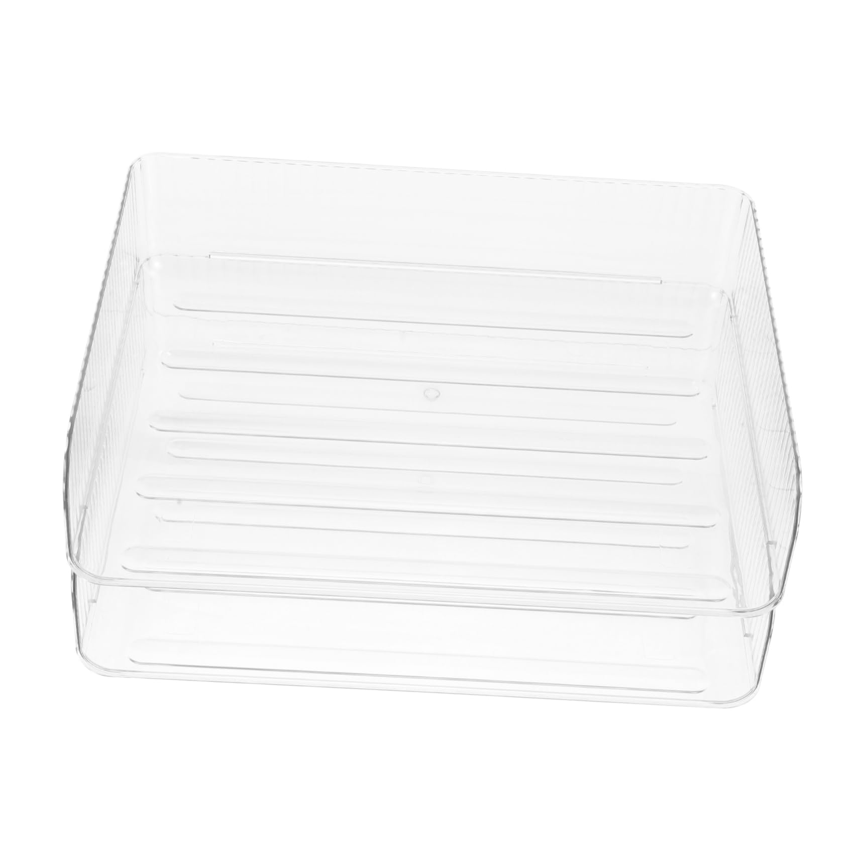 Uonlytech Organizador de Papelería de Escritorio Transparente 2 Piezas