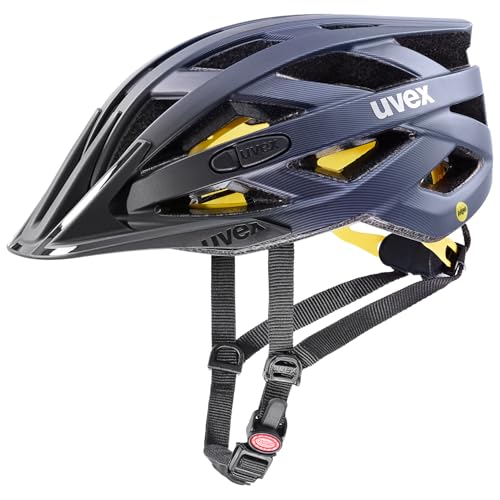 uvex i-vo cc MIPS - Leichter Allround-Helm für Damen und Herren - MIPS-Sysytem - Midnight-Silver matt - 56-60 cm