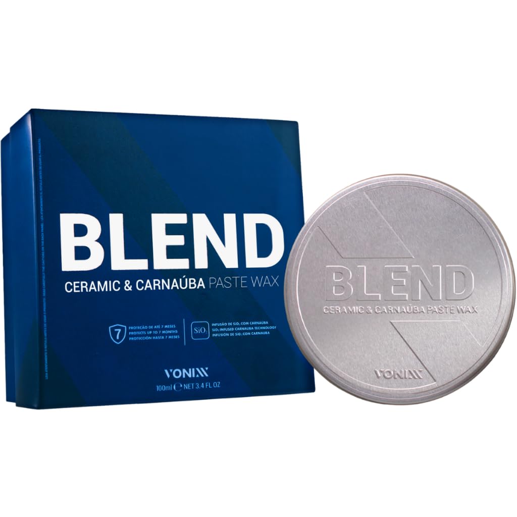 Blend Paste Wax Cera Vitrificadora Automotiva para Pintura Farois Roda Vidro 100 ML