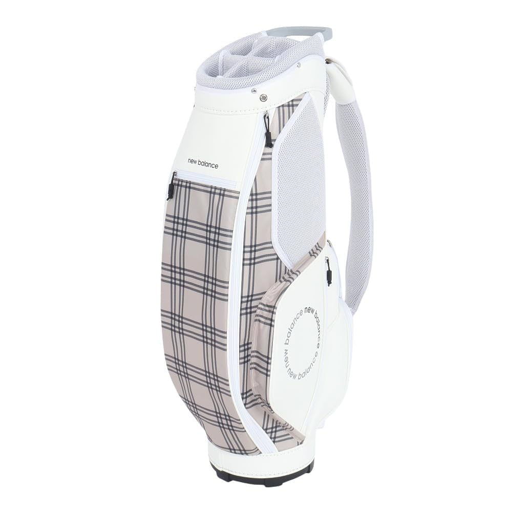 ニューバランス　キャディバッグ レオパード柄 ホワイトu0026グレイ Amazon.co.jp: [ニューバランス] ゴルフ キャディバッグ