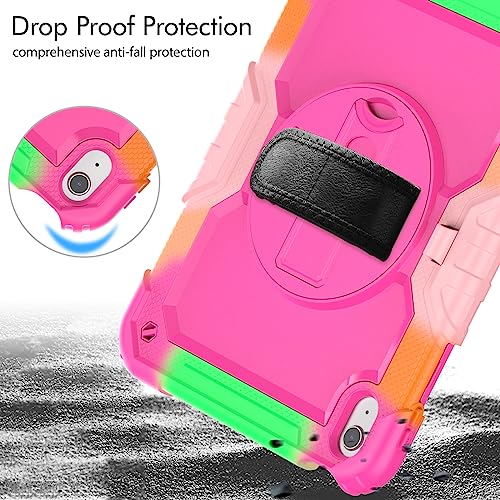Sibeitu for iPad 11th (A16) 2025 & 10th Generation Case for Girls Women Preppy Pink Cute 10.9 Inch 2022, Rugged iPad 10 Gen Cover with Screen Protector & Pencil Holder, Full-Body Drop Protection